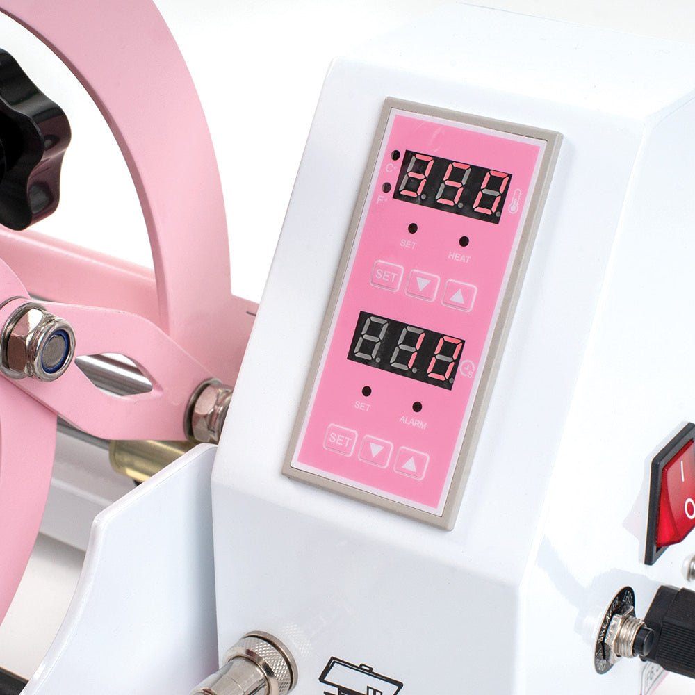 HPN CraftPro Mug and Tumbler Transfer Machine Heat Press : Pink - HeatPressNation