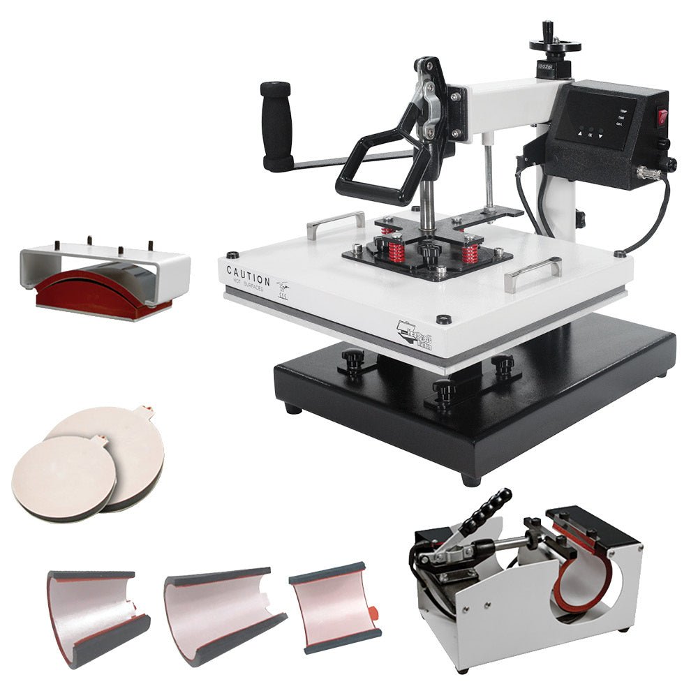 HPN Signature PRO 15" x 15" 8 - in - 1 Multifunction Heat Press with SurePressure - HeatPressNation