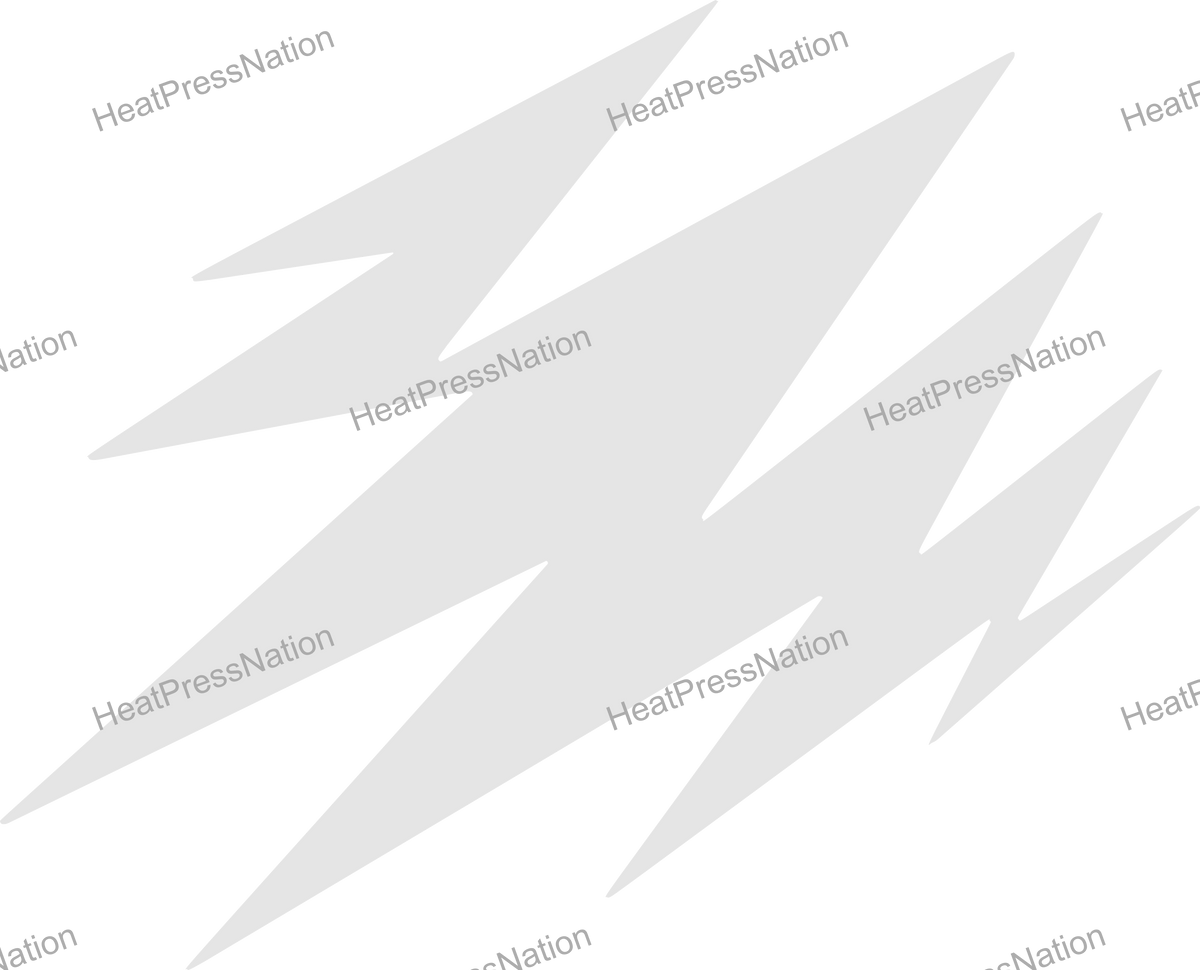 Basic Lightning Bolt Vector Design - HeatPressNation