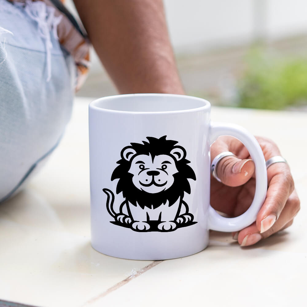 Cute Simple Tiger Vector Design - HeatPressNation