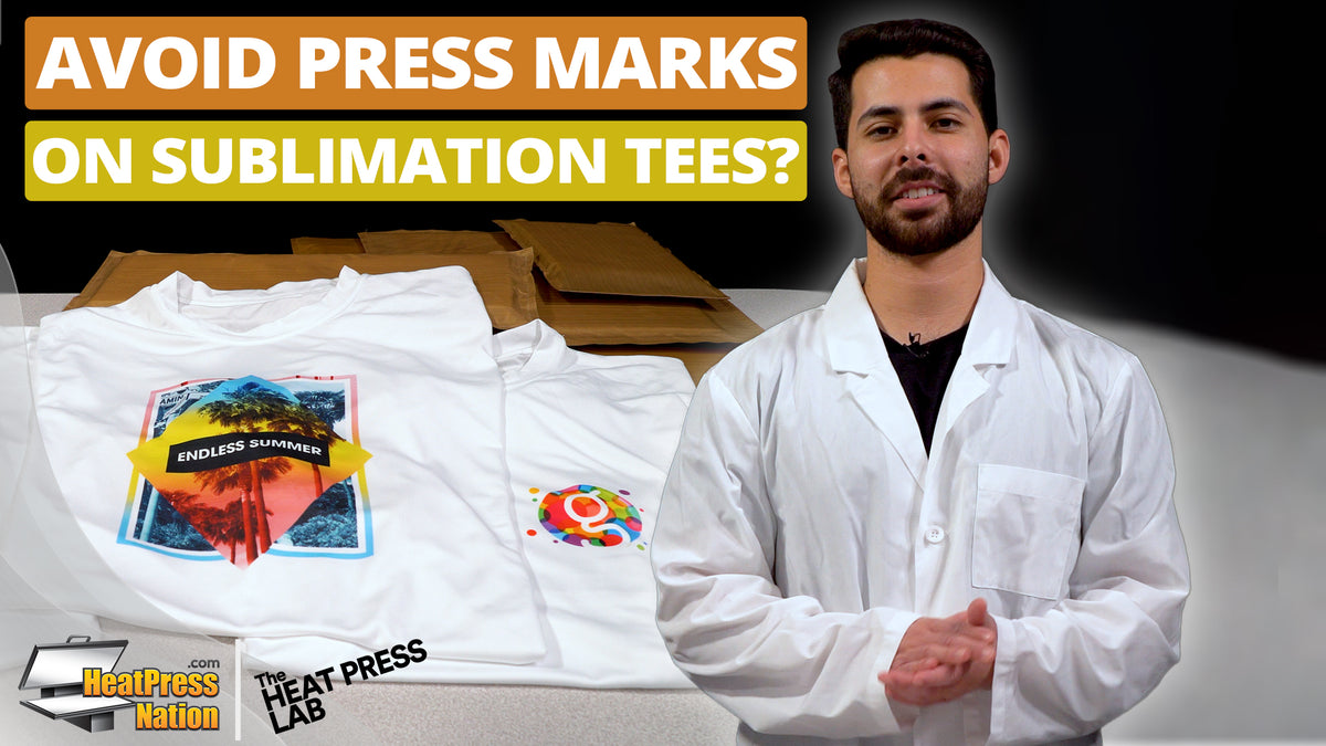 Can You Avoid Press Marks On Polyester Tees? - HeatPressNation