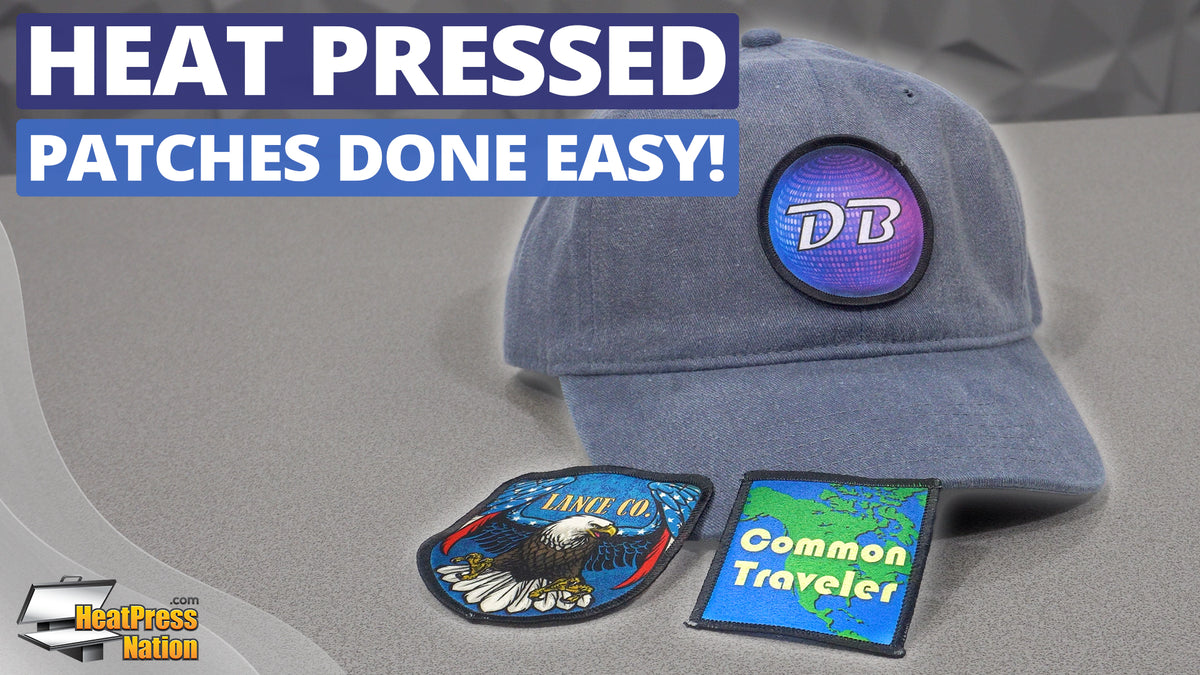 Heat Pressed Patches Done Easy With Sublimation - HeatPressNation