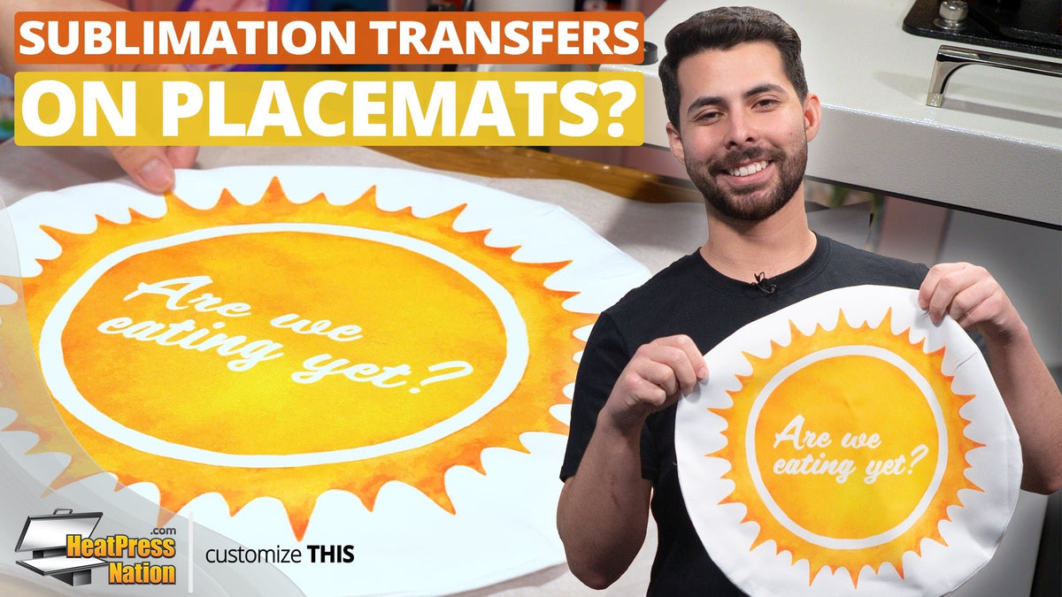 How To Customize A Placemat With Sublimation - HeatPressNation