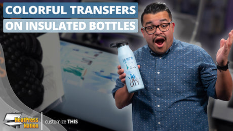 How To Decorate Insulated Bottles With FOREVER Multi-Trans - HeatPressNation