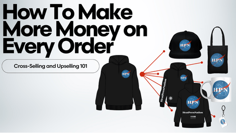 How To Make More Money on Every Order with Cross-Selling and Upselling - HeatPressNation