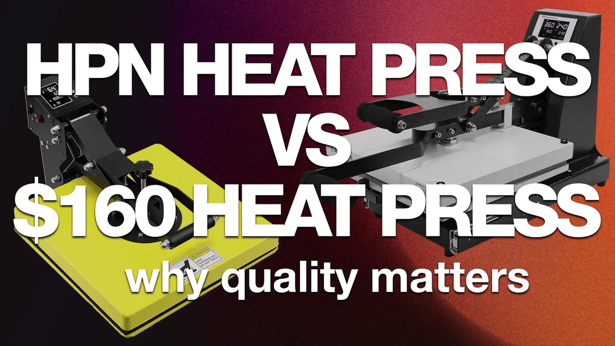 Why Quality Matters: HPN Heat Press vs Budget Heat Press - HeatPressNation