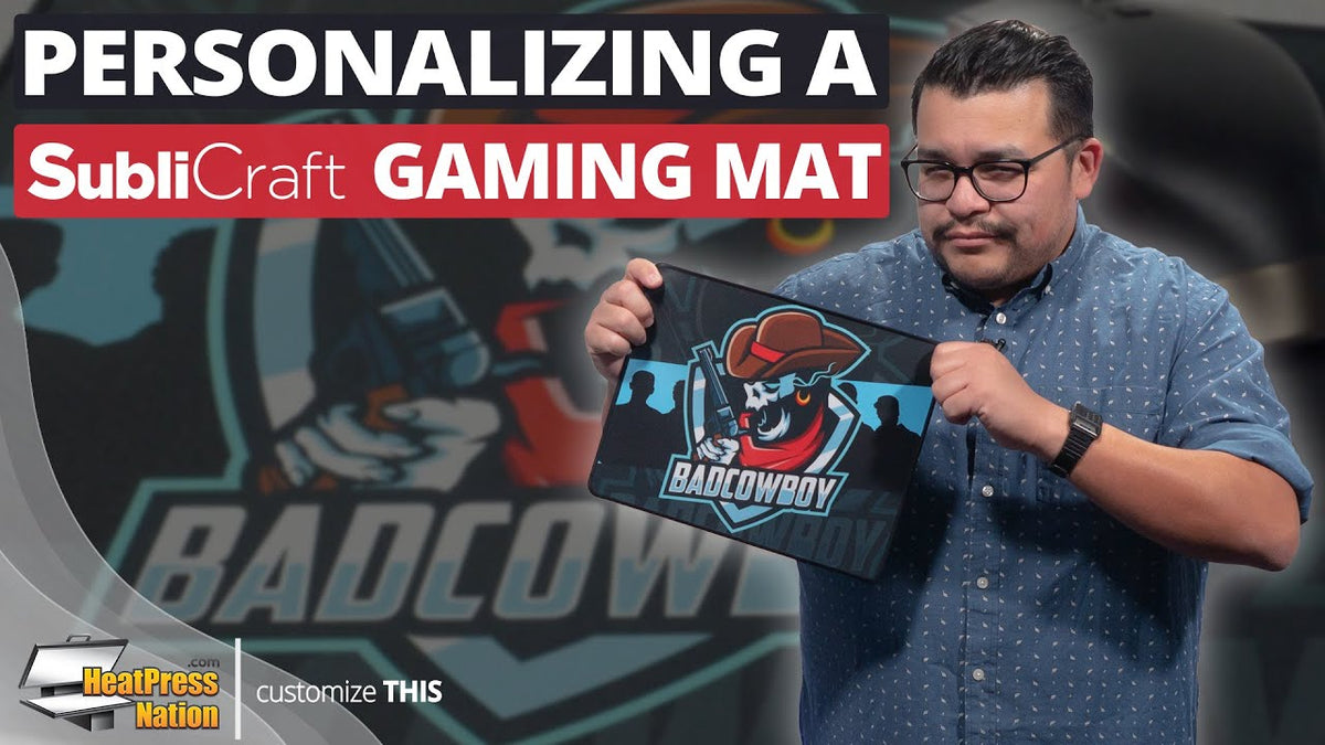 How To Personalize Sublimation Gaming Mats - HeatPressNation