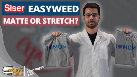 The Heat Press Lab: Siser EasyWeed Matte Vs. EasyWeed Stretch - HeatPressNation