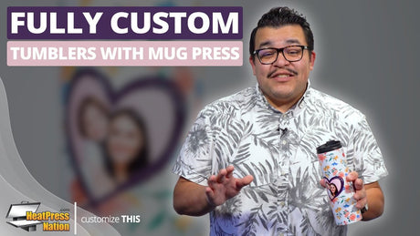 How To Fully Personalize Sublimation Skinny Tumblers - HeatPressNation