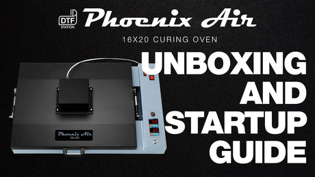 DTF Station Phoenix 16x20 Curing Station Unboxing and Startup Guide - HeatPressNation