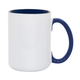 HPN ORCA Premium 15 oz. Inner + Handle Sublimation Ceramic Mug - 36 per Case