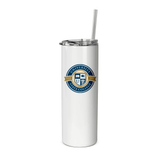 HPN SubliCraft 20 oz. Sublimation Stainless Steel Skinny Tumbler with Straw - 24 per Case - HeatPressNation