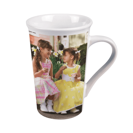 HPN SubliCraft 16 oz. Glossy Sublimation Ceramic Latte Mug - 24 Per Case - HeatPressNation