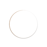 Unisub 3.5" Round Sublimation Hardboard Coaster - Gloss White w/ Raw Back - HeatPressNation