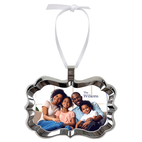 Unisub 4.33" x 2.95" Framed Benelux Sublimation Ornament - HeatPressNation