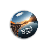 Unisub 3.5" x 3.5" Sublimation Acrylic Circle Bag Tag - HeatPressNation