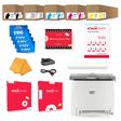 Uninet IColor 560 White Toner DTF Printer Starter Bundle - HeatPressNation
