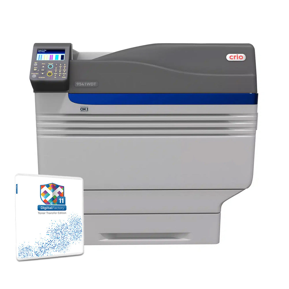 Crio 9541WDT White Toner Laser DTF Printer with RIP Software