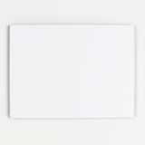 ChromaLuxe 8" x 6" 1/4" Sublimation MDF Wall Tile w/ Mount - Gloss White/Black Back - HeatPressNation