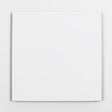 ChromaLuxe 8" Square 1/4" Sublimation MDF Wall Tile w/ Mount - Gloss White/Black Back - HeatPressNation