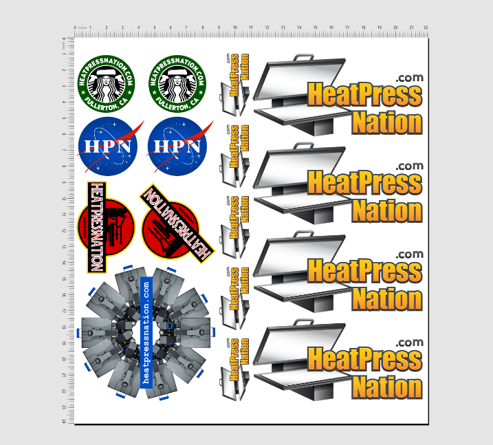HPN TruePrint Sublimation Custom Heat Transfers - HeatPressNation