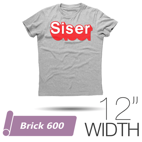 Siser BRICK 600 Heat Transfer Vinyl - 12" Width - By the Yard - HeatPressNation