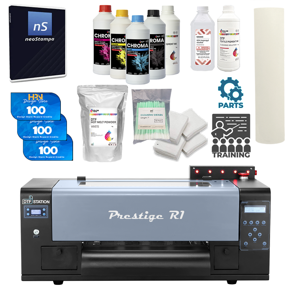 DTF Station Prestige R1 13" DTF Printer with Supply Bundle