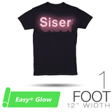 Siser Easy Glow Heat Transfer Vinyl - 12" x 1 Foot - HeatPressNation