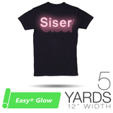 Siser Easy Glow Heat Transfer Vinyl - 12" x 5 Yards