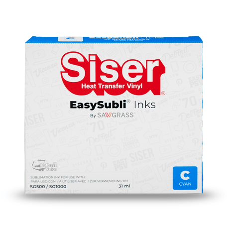 Siser EasySubli UHD Cyan Ink Cartridge for Sawgrass Virtuoso SG500/SG1000 - HeatPressNation