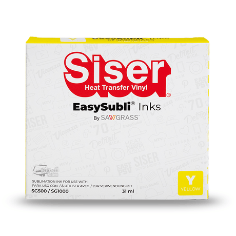 Siser EasySubli UHD Yellow Ink Cartridge for Sawgrass Virtuoso SG500/SG1000 - HeatPressNation
