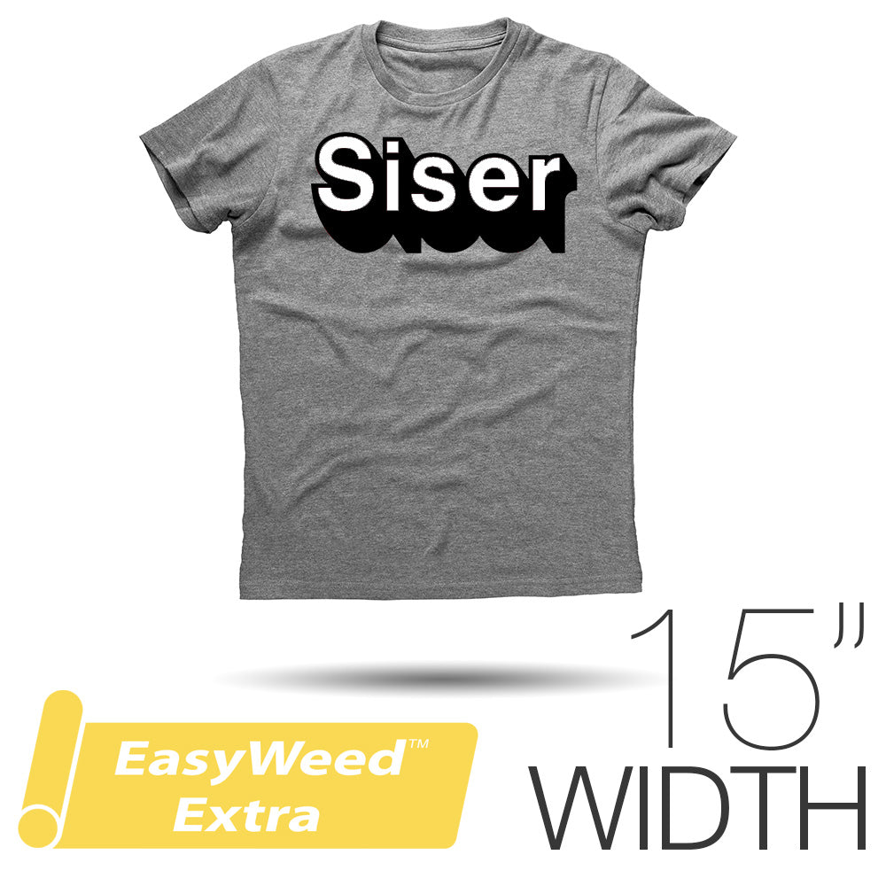 Siser EASYWEED EXTRA Heat Transfer Vinyl 15" - By the Yard