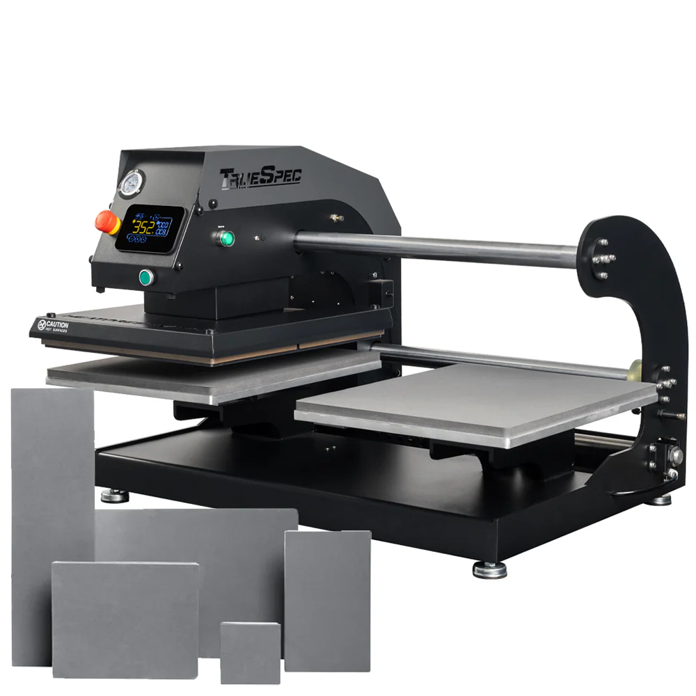 HPN TrueSpec 16" x 20" Double Station Pneumatic Heat Press with Platens