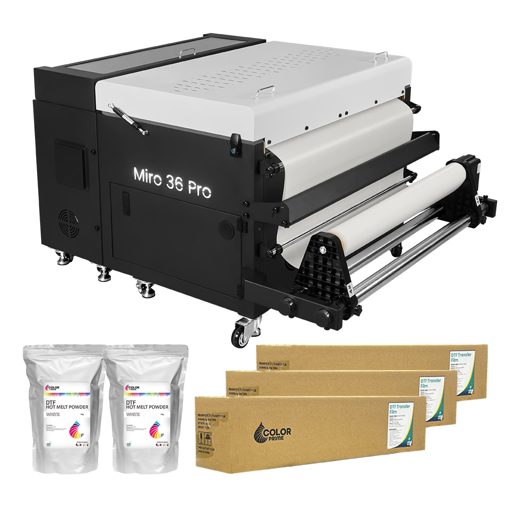 DTF Station Miro 36 Pro DTF Powder Shaker and Dryer with Supplies Bundle