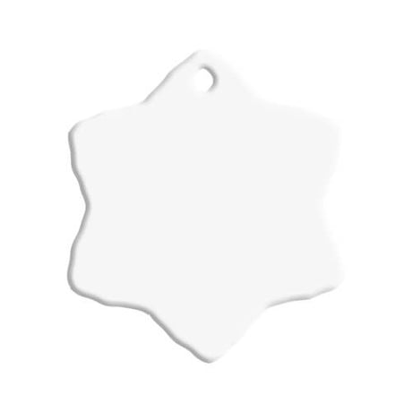 HPN SubliCraft Snowflake Ornamental Tile Sublimation Thermal Transfer
