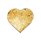HPN SubliCraft Two-Color Sequin Heart 22 x 19.5 cm - Gold