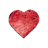 HPN SubliCraft Two-Color Sequin Heart 22 x 19.5 cm - Red