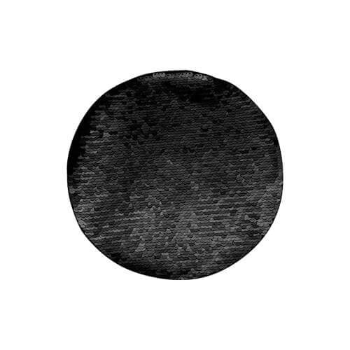HPN SubliCraft Two-Color Sequin Circle Ø 19 cm - Black