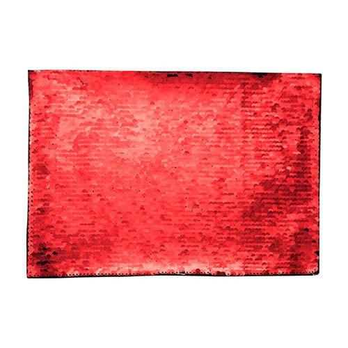 HPN SubliCraft Two-Color Sequin Rectangle 21 x 28 cm - Red