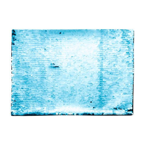 HPN SubliCraft Two-Color Sequin Rectangle 21 x 28 cm - Light Blue