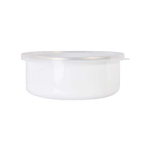 HPN SubliCraft 600 ml Enamelled Bowl with Lid for Sublimation Printing