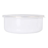 HPN SubliCraft 1200 ml Enamelled Bowl with Lid for Sublimation Printing