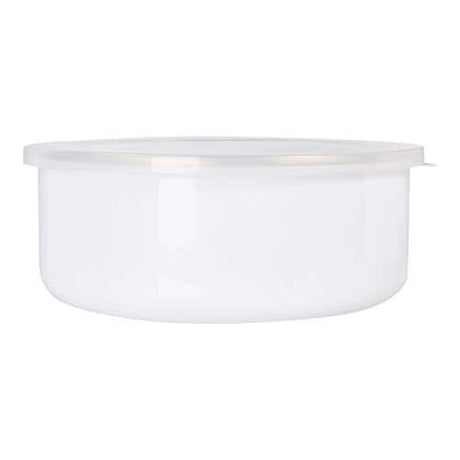 HPN SubliCraft 1200 ml Enamelled Bowl with Lid for Sublimation Printing