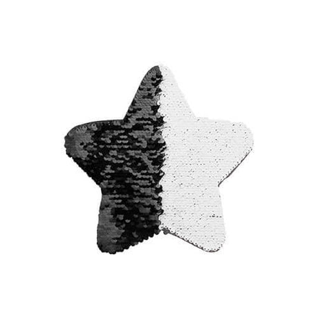 HPN SubliCraft Two-Color Sequin Star 18 x 18 cm - Black