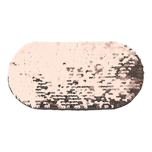HPN SubliCraft Two-Color Sequin Oval 20 x 10 cm - Champagne