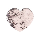 HPN SubliCraft Two-Color Sequin Heart 12 x 10.5 cm - Champagne