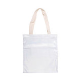 HPN SubliCraft Glitter bag for sublimation 34 x 37 cm - white
