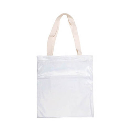 HPN SubliCraft Glitter bag for sublimation 34 x 37 cm - white