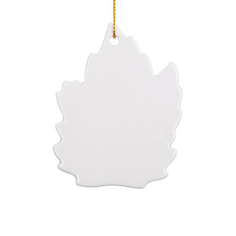 HPN SubliCraft Ceramic Pendant for Sublimation - Maple Leaf