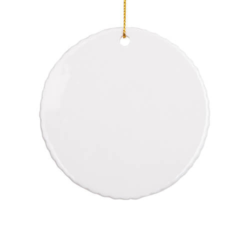 HPN SubliCraft Ceramic Pendant for Sublimation - Small Gear